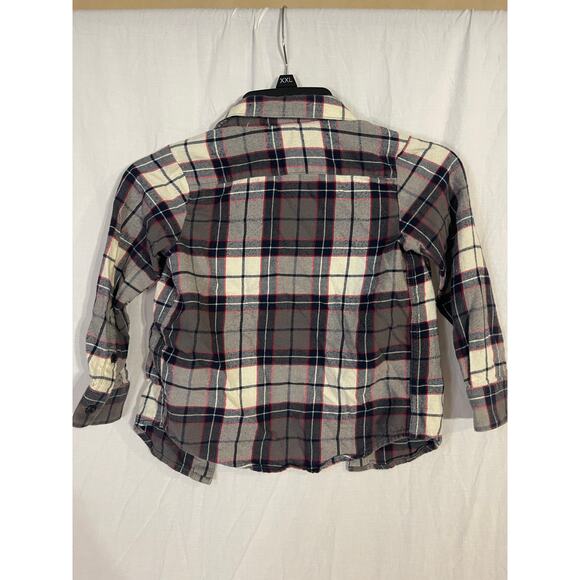 Volcom boys 5 plaid top - Picture 2 of 4